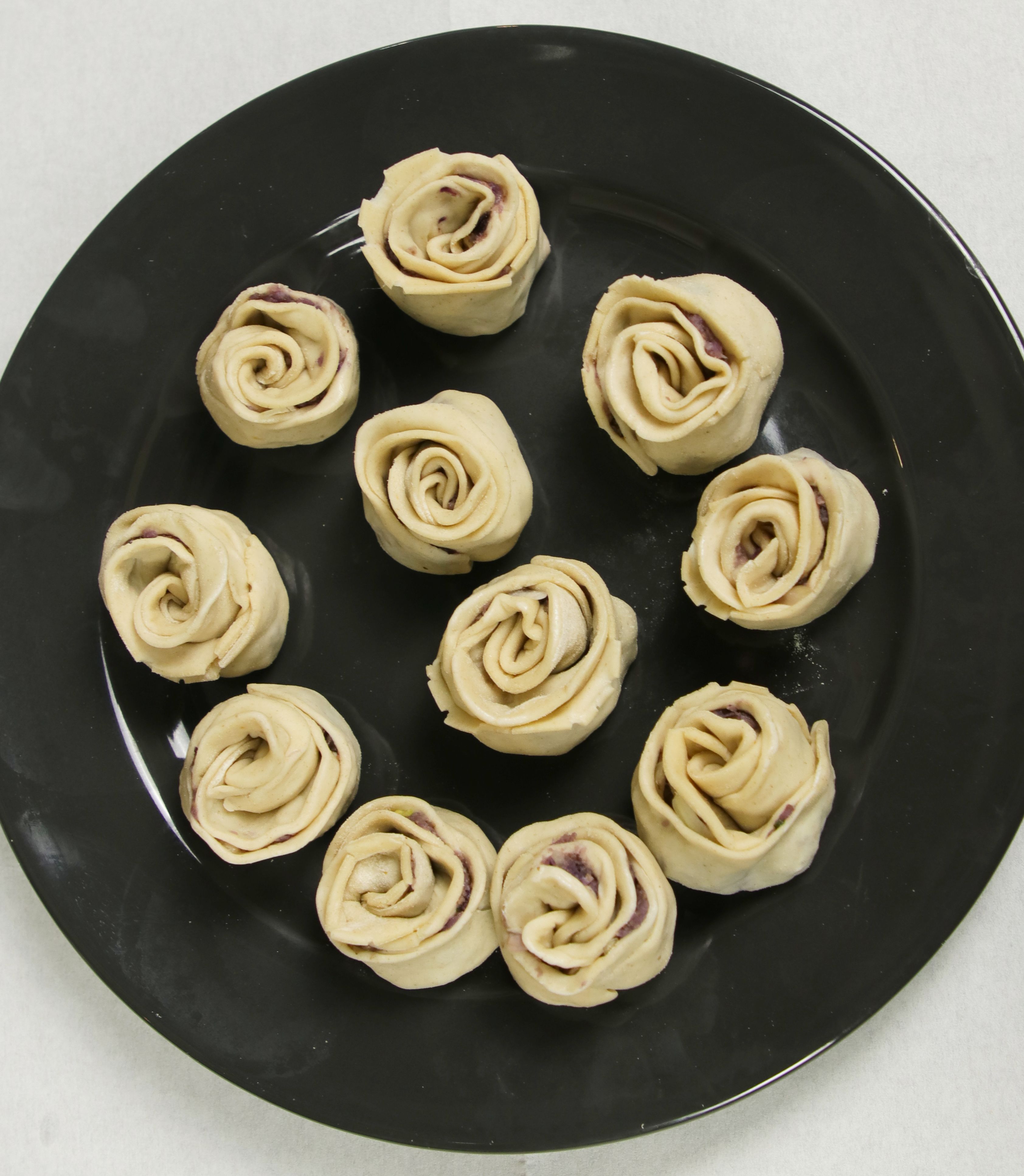 Christmas Dumplings with Red Mojo Sauce