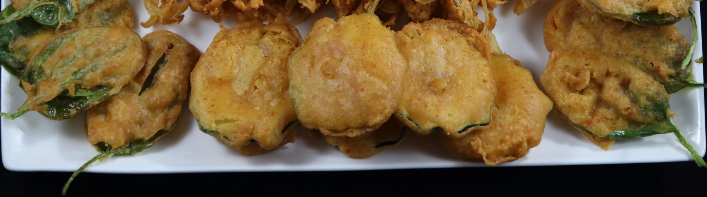 Spinach and Marrow Pakoda