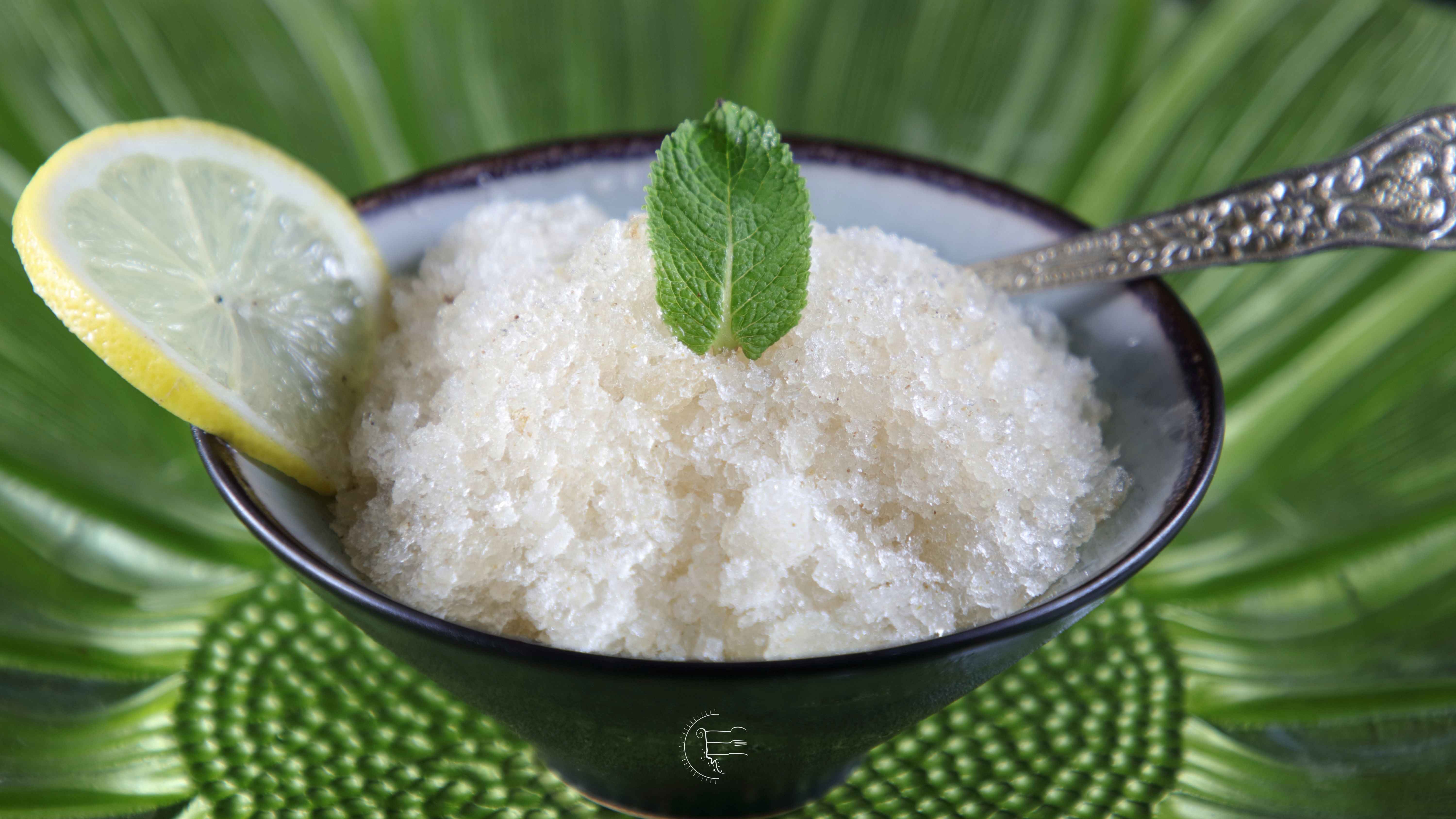 Masala Lemonade Granita