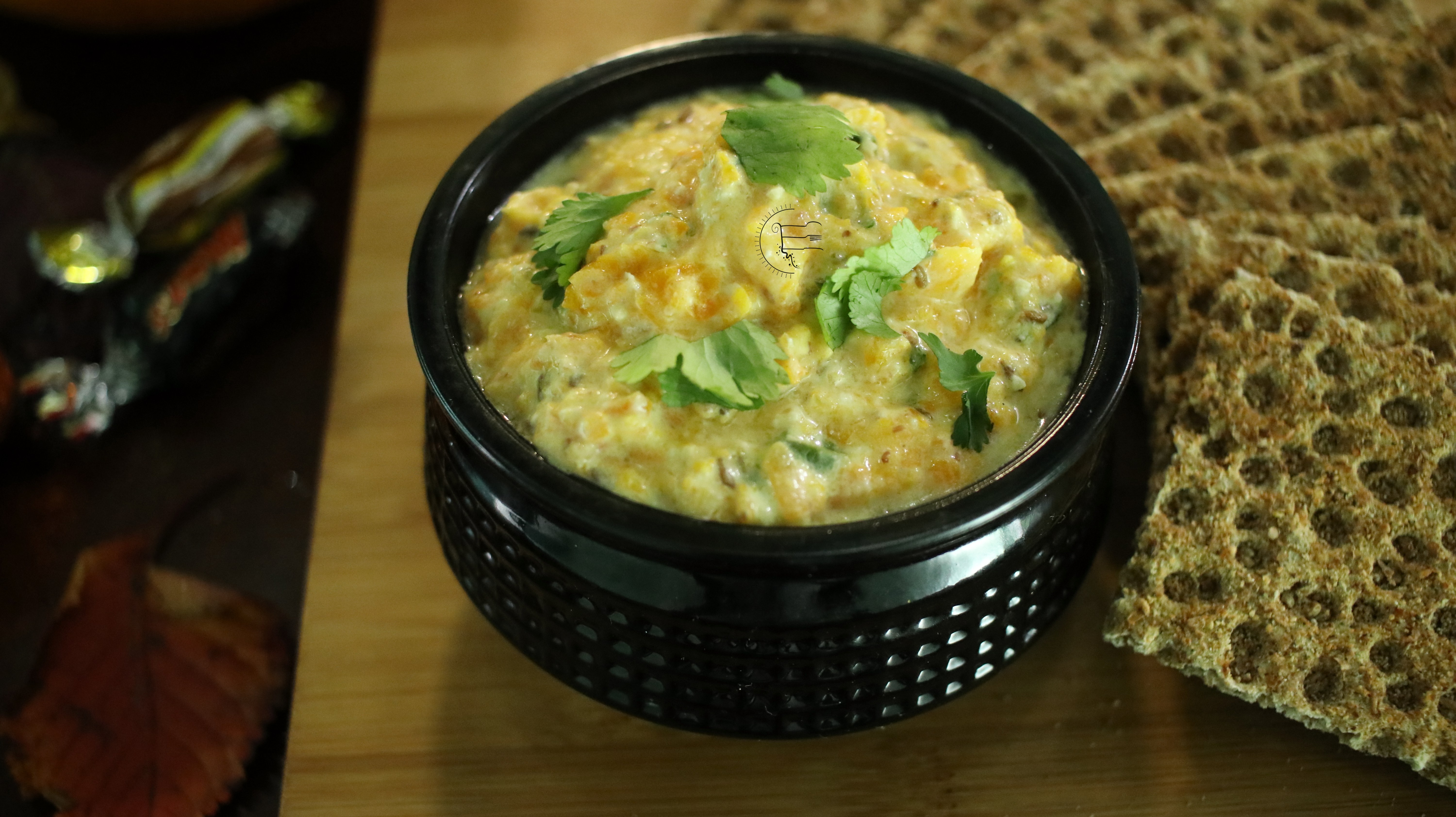 Pumpkin Baba Ganoush (Laal Bhoplyache Bharit)