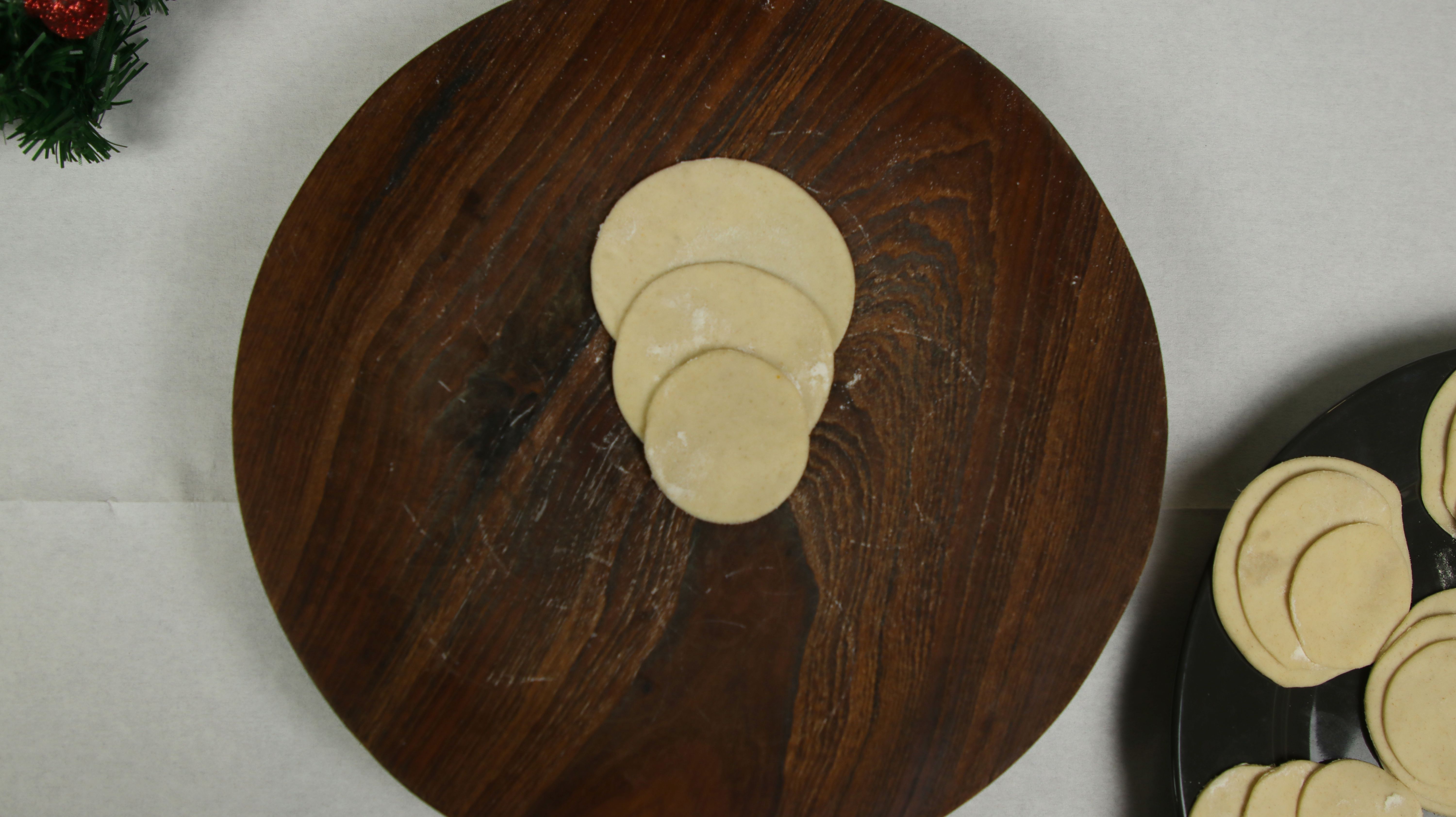 Christmas Dumplings with Red Mojo Sauce