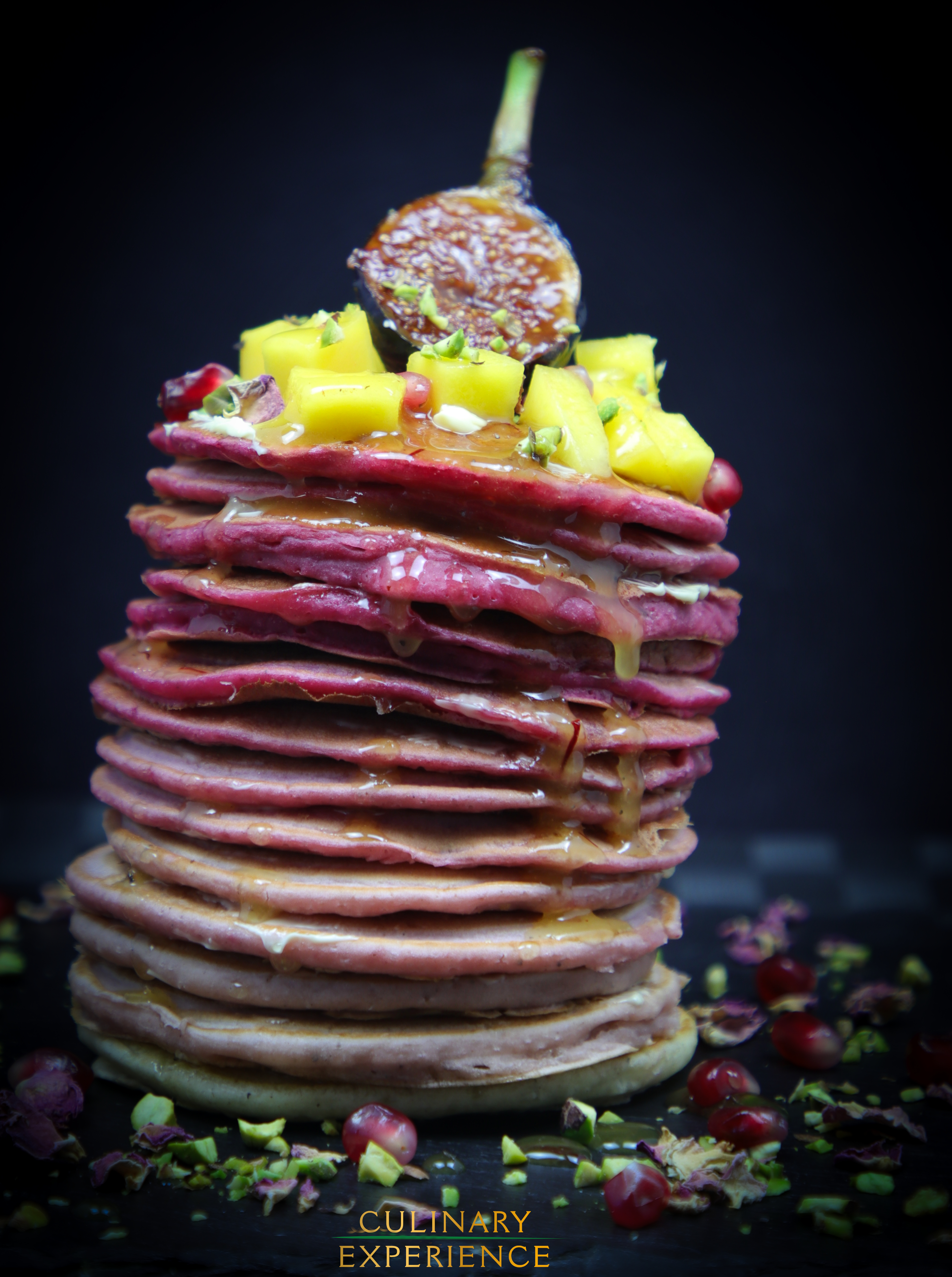 Ombré Style Pancakes